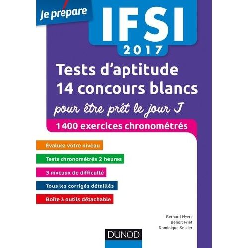 Ifsi Tests D'aptitude : 14 Concours Blancs Pour Être Prêt Le Jour J - 1400 Exercices Chronométrés