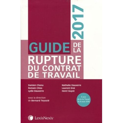 Guide De La Rupture Du Contrat De Travail