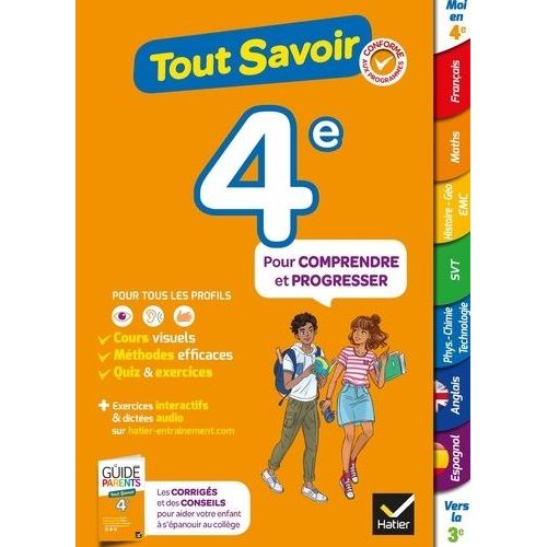 Tout Savoir 4e