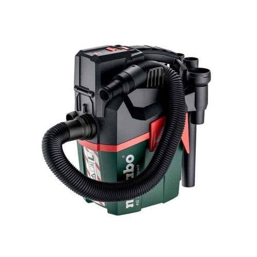 Metabo Aspirateur sans fil AS 18 L PC Compact, 18V, carton, avec nettoyage manuel du filtre - 602028850