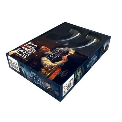 Coffret Peaky Blinders Soirée Dégustation Entre Gentlemen - Le Livre De Recettes À Base De Whisky, Gin Et Rhum Avec 2 Pipes À Alcool