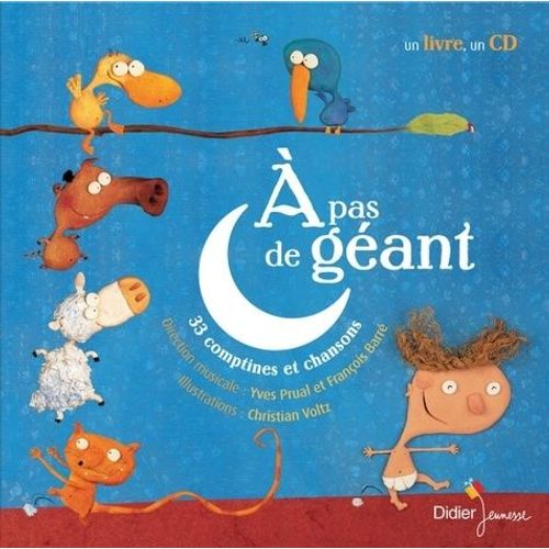 A Pas De Géant - 33 Comptines Et Chansons (1 Cd Audio)