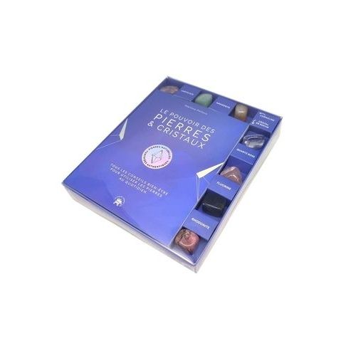 Coffret Le Pouvoir Des Pierres Et Des Cristaux - Tous Les Conseils Bien-Être Pour Utiliser Les Pierres Au Quotidien - Avec 7 Pierres