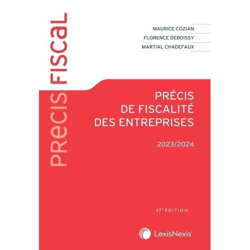 Précis De Fiscalité Des Entreprises