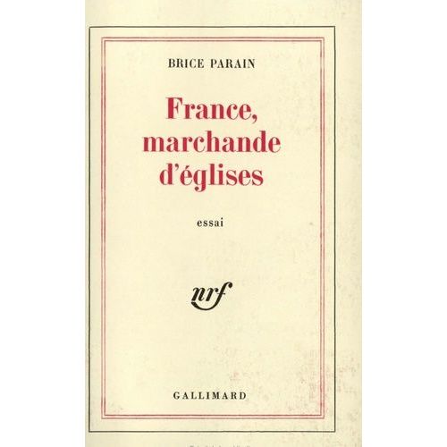 France, Marchande D'églises