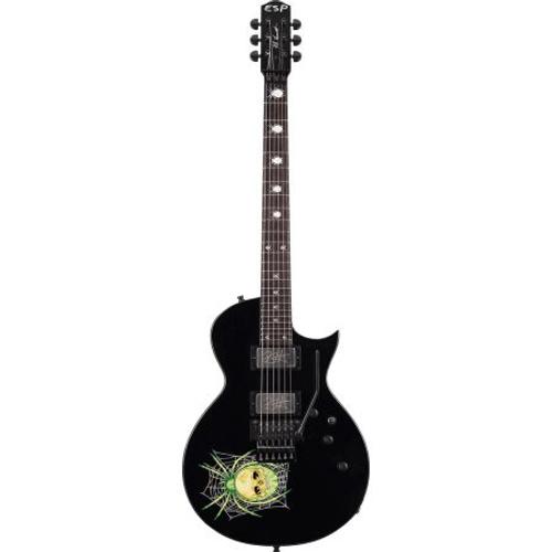 Esp - Kh3spider30-Blk - Guitare Électrique 6 Cordes Kirk Hammett Noir Motif Araignée