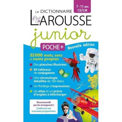 Dictionnaire Larousse Junior Poche + Ce/Cm