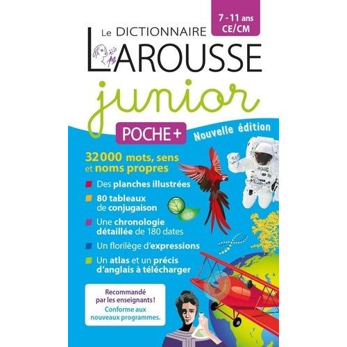 Dictionnaire Larousse Junior Poche Plus Ce/Cm