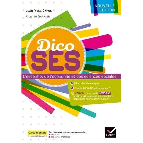 Dico Ses - L'essentiel De L'économie Et Des Sciences Sociales