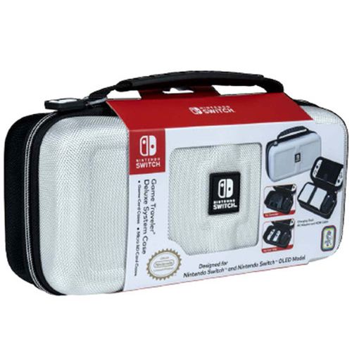 Pochette De Transport Et De Protection Officielle Nintendo?, Blanche, Pour Nintendo Switch?