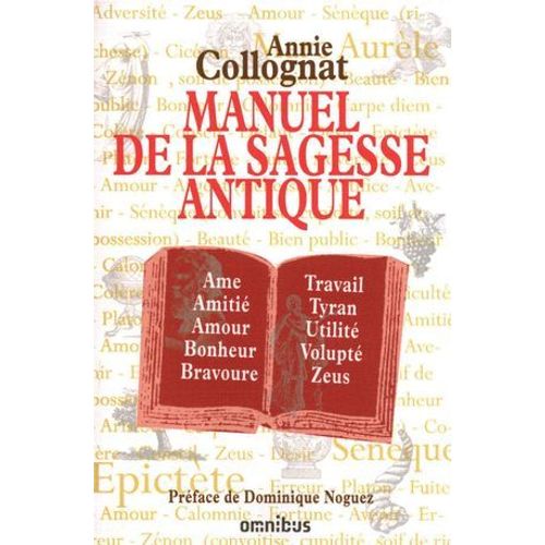 Manuel De La Sagesse Antique