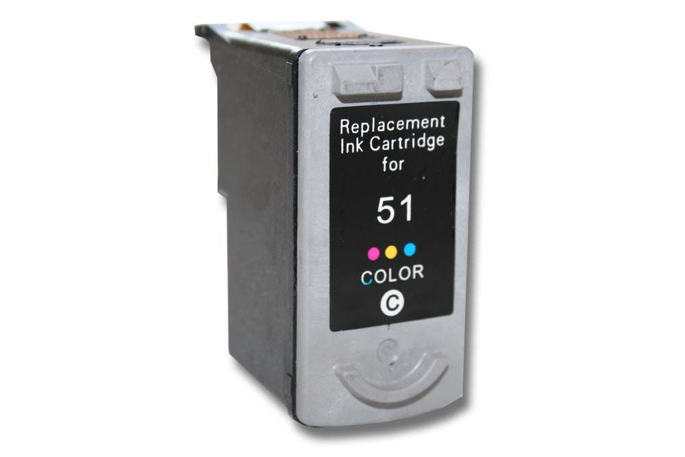 vhbw Cartouche d'encre Cyan/Magenta/Jaune compatible avec Canon Pixma ip2200, ip2500, ip6210d, ip6220d, mp150 imprimante (rechargeable, 20 ml)