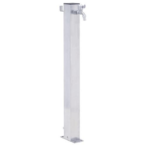 vidaXL Colonne ¿¿ eau de jardin 100 cm acier inoxydable carr¿¿