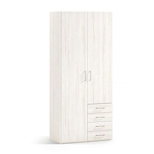 Armoire Saison Droite 2 Portes 4 Tiroirs 104,1 X 57,5 X 240 Cm
