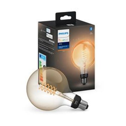 Ampoule Led Connectée Philips Hue Filament Globe E27 Ip20 580lm 7w Blanc Doux