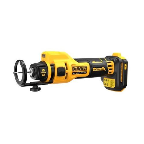 Fraiseuse pour plaques de pl?tre DEWALT XR 18V - Sans batterie, ni chargeur - DCE555N-XJ