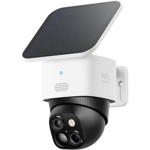 Caméra de sécurité EufyCam SoloCam S340,WiFi exterieure sans Fil, Surveillance 360° ,3K, sans Angle Mort, Wi-FI 2, 4 GHz, sans Frais mensuels, Compatible HomeBase 3