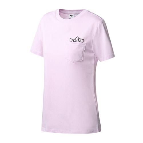 T-Shirt Mauve Femme Adidas Graphic