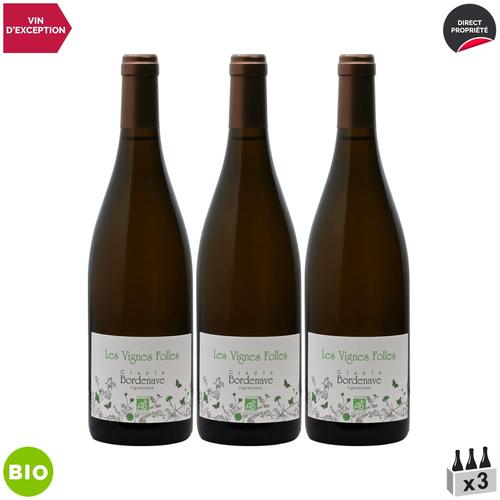 Gisèle Bordenave Jurançon Sec Les Vignes Folles Blanc 2021 X3