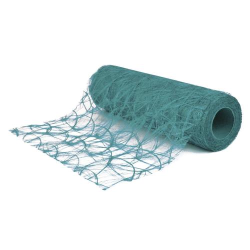 Fibre De Soie : Modern, Turquoise, 60 Cm, Rouleau 25 M