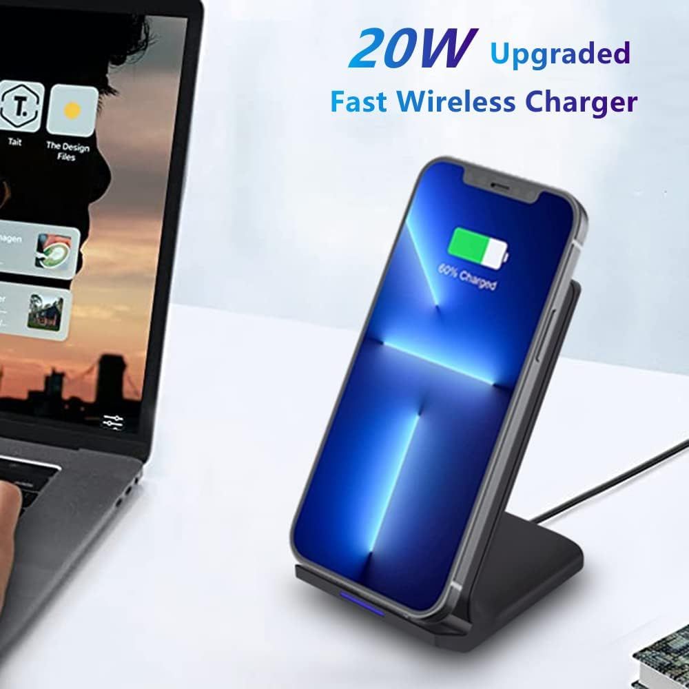 Chargeur Sans Fil Rapide 20w,Charge Rapide  Doubl... - 2