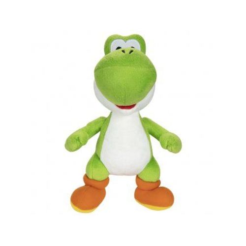 Peluche Dinosaure Yoshi 24 Cm - Set Doudou Super Mario Classique Enfant + 1 Carte Offerte - Dino Vert Et Blanc