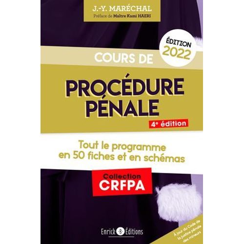 Cours De Procédure Pénale 2022