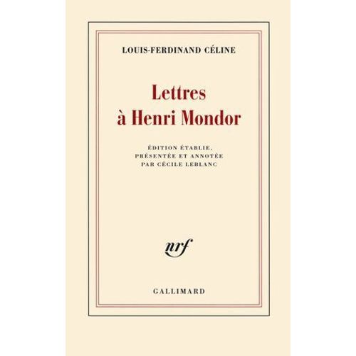 Lettres À Henri Mondor