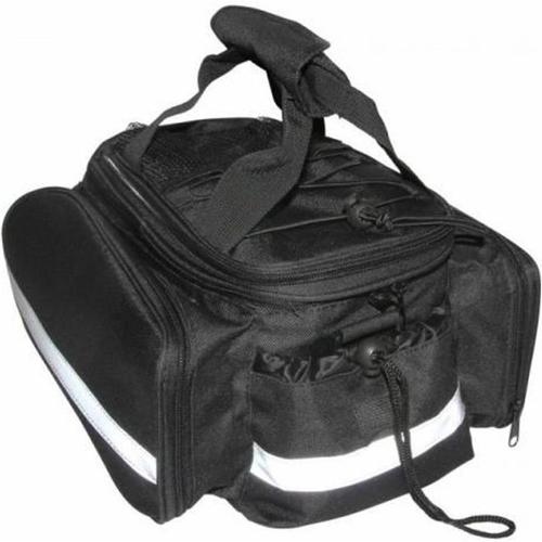 Sacoche Arriere Velo A Pont Newton N1 Fixation Porte Bagage Avec Sacoches De Chaque Cote Waterproof Fixation Velcros Noir