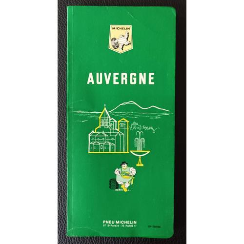 Les Guides Verts Michelin - Auvergne 1970 / 20e Édition - Boutique Axonalix