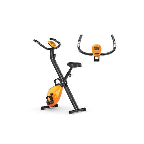 Vélo D'appartement Pliable Sport Fitness Exercice Cardio 8 Niveaux De Résistance Magnétique Volant D'inertie 2,5kg Ecran Lcd Capteur Siège Réglable 110kg