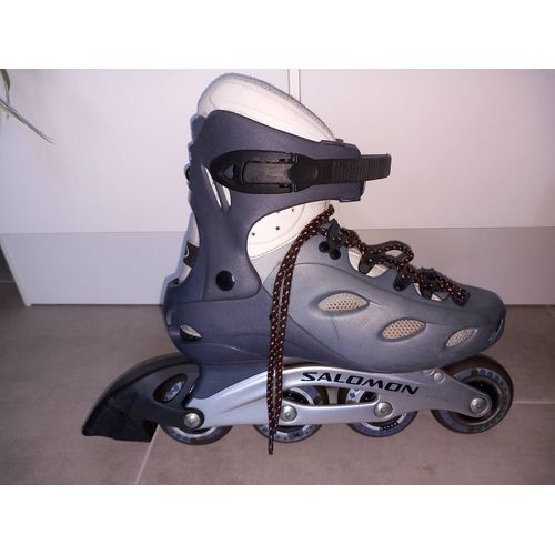 Set Rollers Salomon Ft8 Haut De Gamme, Pour Rando. Modèle Femme Mais Mixte. Pointure 42 Eu, Un 41 En Chaussures De Ville. Le Chausson Dispose De L Auto Moulage, Se Retracte À La Chaleur Du Pied.Livré