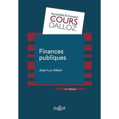 Finances Publiques 12ed