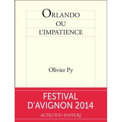 Orlando Ou L'impatience