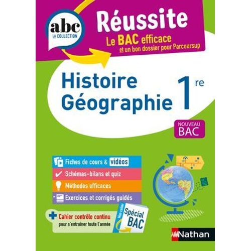 Histoire-Géographie 1re - Abc Réussite - Bac 2026 - Programme De Première 2025-2026 - Enseignement Commun - Cours, Méthode, Exercices Et Corrigés Guidés - Epub