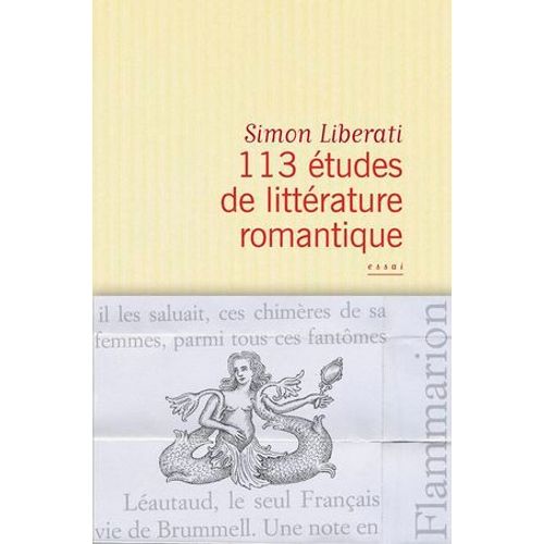 113 Études De Littérature Romantique