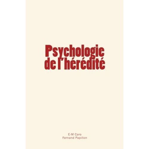 Psychologie De L'hérédité