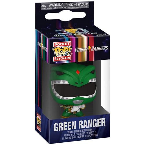 Power Rangers 30th Présentoir Porte-Clés Pocket Pop! Vinyl Green Rang