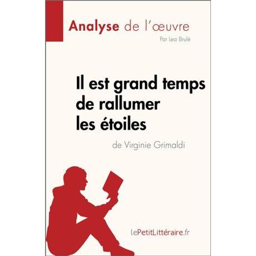 Il Est Grand Temps De Rallumer Les Étoiles De Virginie Grimaldi (Analyse De L'oeuvre)