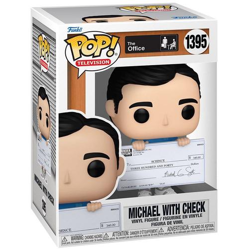 Figurine Funko Pop - The Office N°1395 - Michael Avec Chèque (65760)