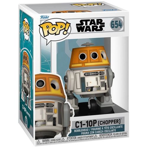 Figurine Funko Pop - Ahsoka (Série Tv) N°654 - C1-10p (Chopper) (72179)