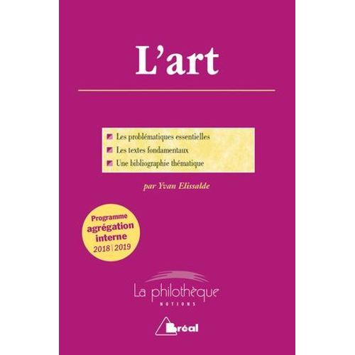 L'art - Programme Agrégation Interne 2018-2019
