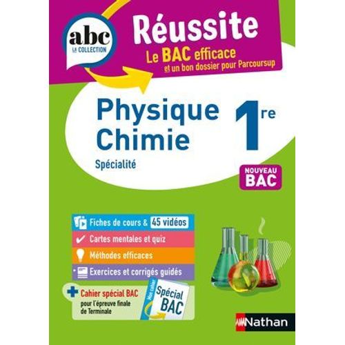 Physique-Chimie 1re - Abc Réussite - Bac 2026 - Programme De Première 2025-2026 - Enseignement De Spécialité - Cours, Méthode, Exercices Et Corrigés Guidés - Epub