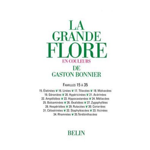 La Grande Flore (Volume 5) - Famille 15 À 35