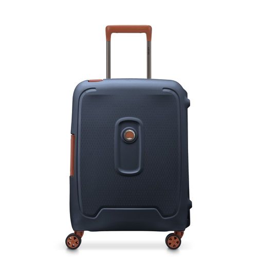 DELSEY PARIS - MONCEY - Valise cabine rigide 55 cm x 40 cm x 20 cm - 35 L - S - Bleu encre
