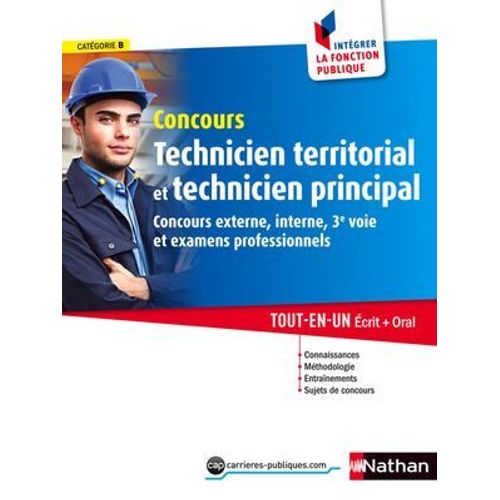 Concours Technicien Territorial Et Technicien Principal - Intégrer La Fonction Publique - 2016