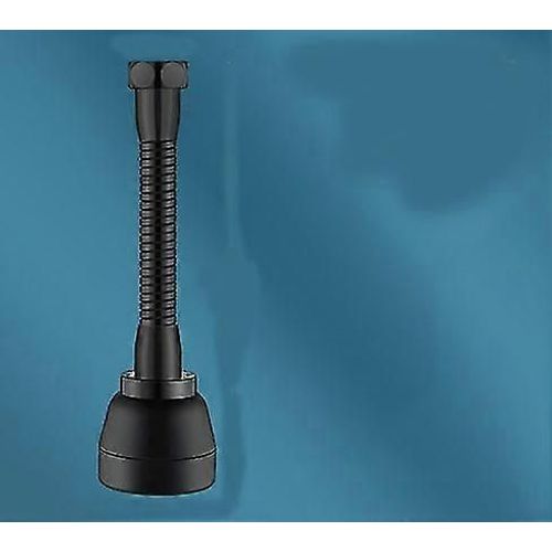 Tête de pulvérisation d¿évier de cuisine à 3 modes, buse de robinet de cuisine à 360 degrés, adaptateur d¿économie d¿eau pour robinet de lavabo de salle de bain, aérateur de robinet pivotant (noir)