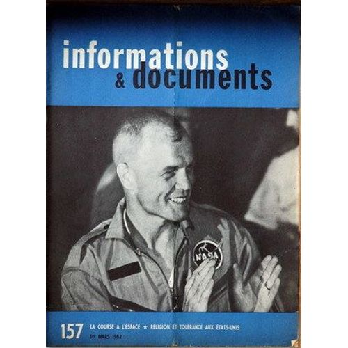 Informations Et Documents N° 157 Du 01/03/1962