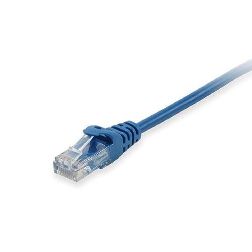 Equip Cavo di Rete Cat6a UTP 1m RJ-45 Maschio-Maschio Blu per 10 Gigabit Ethernet