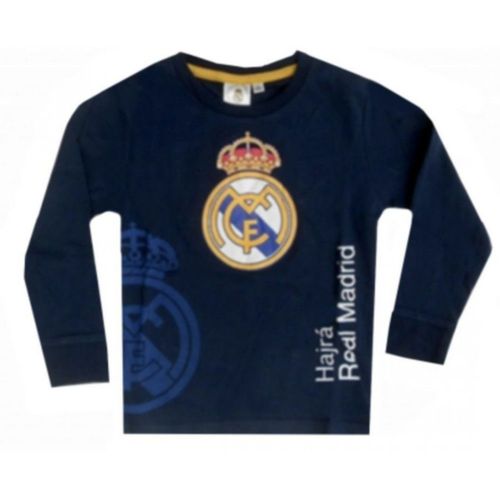 Tee-Shirt Enfant Real Madrid Manches Longues – Officiel - Taille 4 Ans